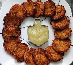 Last Year I Tried And Tried To Make No Fry Latkes They Came Out Tasting Nothing Like Latkes Then I Had Th Potato Latkes Baked Potato Oven Sweet Potato Latkes