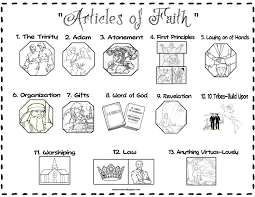 If you like this post, please feel free to pin it and share with others who may be. Article Of Faith Coloring Pages