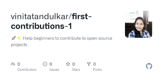 We did not find results for: First Contributions 1 Contributors Md At Master Vinitatandulkar First Contributions 1 Github
