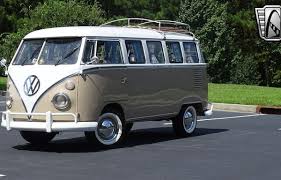 Image result for Light Beige 1950 VW Bus