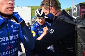 Remco evenepoel won the stage and rides into overall lead at the tour of denmark. Remco Evenepoel Pulls Out Of Giro D Italia After Stage 17 Crash Velonews Com