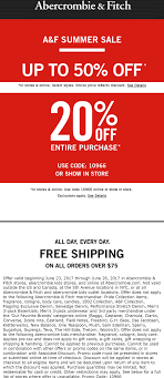 Macy's coupons at dealnews.com for june 15, 2021. Pinned June 25th 20 Off Everything At Abercrombiefitch Or Online Via Promo Code 10966 Thecouponsapp Shopping Coupons Coupon Apps Promo Codes