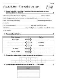 Corriges Des Exercices Outils Pour Le Francais Cm1