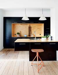 Modern Contemporary Design Via Boligliv My Ideal Home Cuisines Design Cuisine Noire Cuisine Moderne