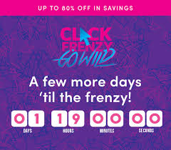 Thursday only at the good guys! Body Boss Click Frenzy Sale Save The Date Milled