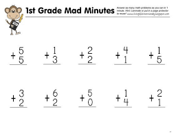 Start at the bigger number and count down. Mad Minute Math Worksheets Kindergarten Preschool Worksheet Gallery