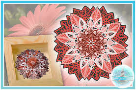 Download Free 3d Mandala Butterfly Svg Files Layered Svg Cut File