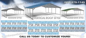 Eagle Carports Carport Prices Eagle Carports Metal Garages Steel Buildings Rv Covers