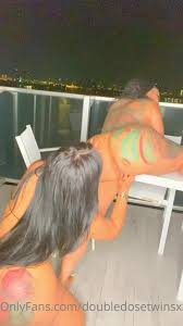 Doubledosetwins lesbian masturbation