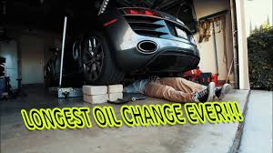 Might be profitable after 20 years. V10 R8 Tried To Change The Oil Myself Part1 Youtube