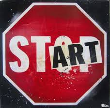 Start Street Art Graffiti Street Art Art Quotes