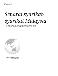 Peniaga kecil di malaysia juga boleh memohon pinjaman kecil atau geran daripada jabatan kerajaan yang berkaitan dalam membiayai operasi perniagaan. Pdf Senarai Syarikat Syarikat Malaysia Wikipedia Bahasa Melayu Ensiklopedia Bebas Pdf Masturinaa Atikah Academia Edu