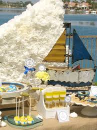 If you are planning a nautical baby shower for a mom who loves the sea, then you might want to have everything from the invitations to the return gifts based on this theme. Nautical Theme Baby Shower Ideas