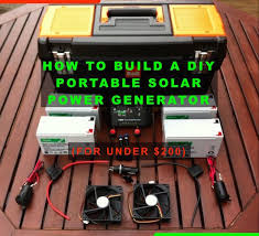 simple diy portable solar power box for