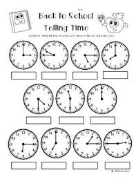 I Created This Telling Time Practice Worksheet For My Students To Practice Telling Time To The Ho Telling Time Worksheets Telling Time Practice Time Worksheets