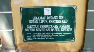 Portal rasmi jabatan perhutanan negeri sembilan. Mohd Faiz Bin Abdul Manan Hutan Lipur Serting Ulu
