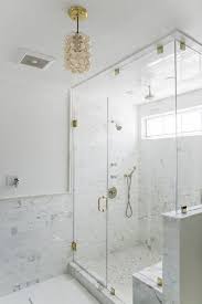 Contemporary Bathroom Contemporary Master Bathroom Half Wall Shower Shower Remodel