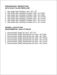 Effluent standards for the sewage and trade effluents and for the quality of receiving waters (not being water in an inter. Osh The Journey Legislation Environmental Quality Act 1974 Act Akta