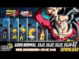 Kid Goku Gt Dbgt Jus Base Ssj1 Ssj2 Ssj3 Ssj4 Dublado Download Androidmugen Youtube