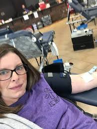 Donating blood in honor of Sancy and Charlee today!