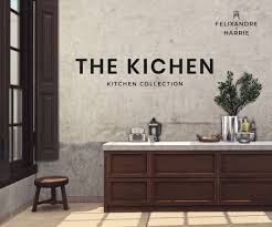 Kitchen ware set matching antique kitchens, part of the french quarter series found in tsr category 'sims 4 decorative sets'. Harrie The Kichen A 56 Piece Kitchen Collection By