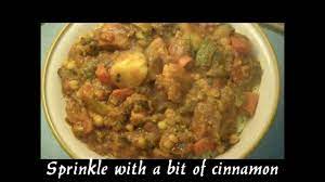 When served, couscous is arranged on a platter and topped with the lamb chops, and the whole dish is then covered with the chickpea sauce. Libyan Couscous Bil Khudra ÙƒØ³ÙƒØ³ÙŠ Ø¨Ø§Ù„Ø®Ø¶Ø±Ù‡ Youtube
