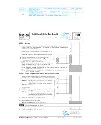 Form 8812 Gu Additional Child Tax Credit 2004