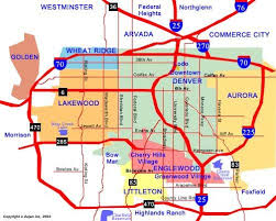 Denver Colorado Map Colorado Map Denver Neighborhoods Denver Colorado