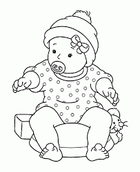 Beste van kleurplaat baby meisje voor kleurplaten van baby born. Baby Coloring Pages To Print Coloring Home