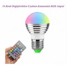 16 Renk Degistirebilen E27 5w 110v 220v Uzaktan Kumandali Rgb Led Ampul Lamba Gittigidiyor Da 322507133 Ampul Led Lamp Led