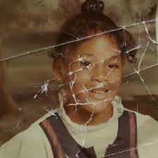 Help cleaning up old childhood photo?