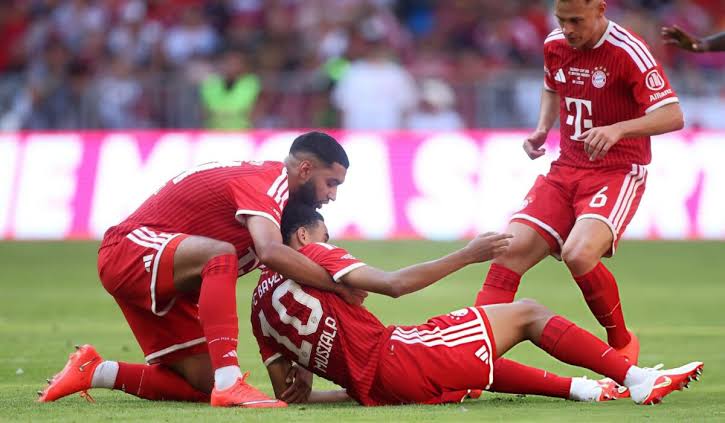 Jamal Musiala sempat kolaps saat melawan RB Leipzig