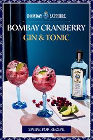 Bombay Cranberry Gin Tonic Alcohol Drink Recipes Drinks Alcohol Recipes Mixed Drinks Recipes