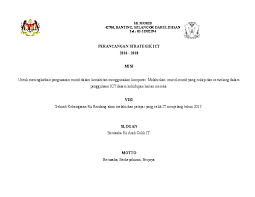 Contoh perancangan strategik kokurikulum sumber pendidikan. Doc Perancangan Strategik Ict Nor Albaniah Iskandar Academia Edu