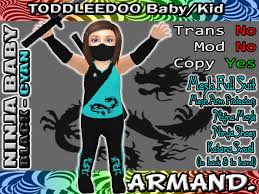 Read 92 reviews from the world's largest community for readers. Second Life Marketplace Armand Ninja Baby Black Cyan