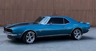 Image result for Fathom Blue 1968 Camaro