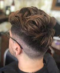 High Burst Fade Plus Long Texture Fade Haircut Burst Fade Haircut Long Messy Hair