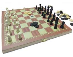 Jogo Xadrez Dama E Gamao 28 5 Cm E 2 Baralhos E 1 Domino Parcelamento Sem Juros