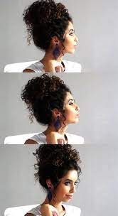 Fun Buns Hairstyles Black Curly Hair Styles Curly Hair Styles Naturally Curly Hair Updo
