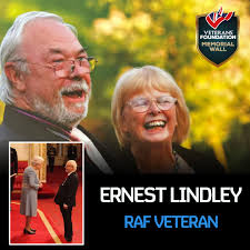 🌺🇬🇧 We were sorry to hear that RAF veteran Ernest Lindley MBE has passed  away. Ernest joined the Royal Air Force as a boy entrant. He was in the  force for 25