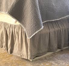 If your duvet covers your box spring it probably isn't necessary but if you like for not to be exposed definitely purchase a bed skirt. One Room Challenge Week 4 3 Too Honestly Master Bedroom Sew A Bed Skirt Stop Staring And Start Sewing