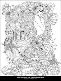 Fantasy and medieval coloring pages. Best Mermaid Coloring Pages Coloring Books Cleverpedia