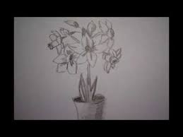 Osterglocken Zeichnen Narzissen Malen How To Draw Vase With Daffodils Flowers Risovat Narciss Youtube