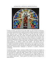 Su nombre deriva de la palabra hebréa karmel, que significa jardín de dios y recibe el apelativo la más bella flor del jardín de dios, simbolismo de la unión entre la antigua y la nueva. Doc Historia De La Virgen Del Carmen De Apicala Zamir Ortiz Academia Edu