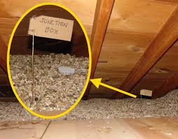 We used some cable splice kits for jointing the under ground power cables, however, they did not work. Q A Can Electrical Boxes Be Buried In Insulation Structure Tech Home Inspections