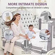 Creatme Bed Rails For Toddlers Extra Long Toddler Bed Rail Guard For Kids Twin Double Full Size Queen King Mattress Grey 60x30 Inch Crib Bedding Crib In 2020