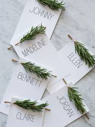 Bring an organic touch to your thanksgiving table by creating a beautiful runner made of twigs. 30 Quick And Easy Diy Place Cards For Your Thanksgiving Table Brit Co
