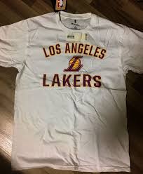 Available in a range of colours and styles for men, women, and everyone. Los Angeles Lakers T Shirt La Lakers Basketball Nba Shirt Men S Fashion Tops Sets Tshirts Polo Shirts On Carousell