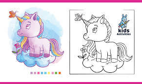 Mar 28, 2019 · the baby elephant and unicorn are animals babies are fascinated with. Baby Unicorn Coloring Pages For Kids Cute Kids Activities