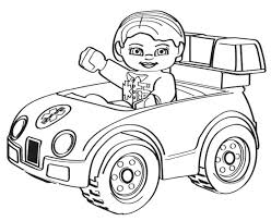 Araba Boyama Sayfasi Okuloncesitr Preschool Araba Boyama Sayfalari Otomobil